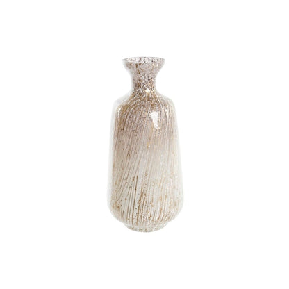 Vase DKD Home Decor Crystal Bicoloured (17 x 17 x 38 cm)